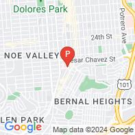 View Map of 1580 Valencia Street,San Francisco,CA,94110